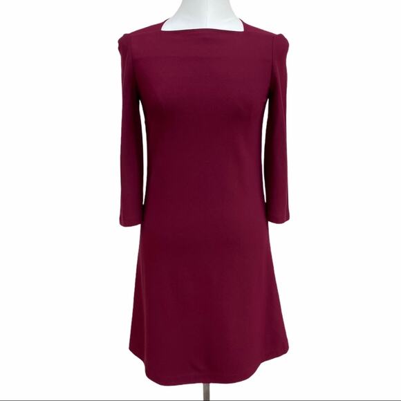Lafayette 148 New York Square Neck Shift Dress - Picture 12 of 12